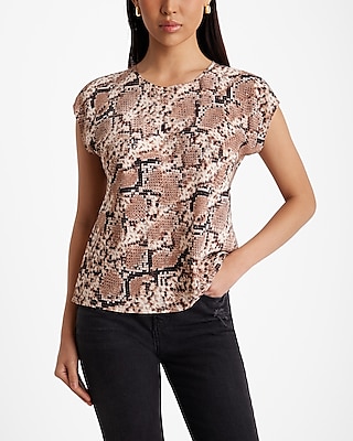 Snakeskin Crew Neck Gramercy Tee