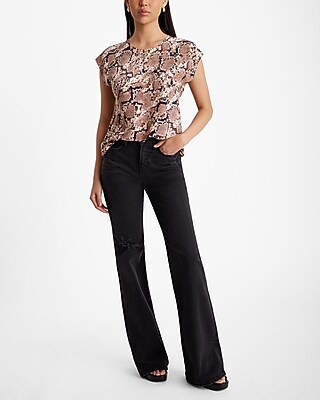 Snakeskin Crew Neck Gramercy Tee