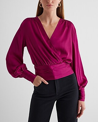 Lovedrobe Abito Midi Donna, Maniche A Palloncino, Scollo A V, Finto Avvolgente, Spacco Sulla Coscia, Vita Arricciata, Taglie UK 8-26, Stampa Monocromatica