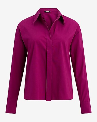 Long Sleeve Adjustable Hem Shirt