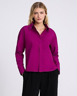 Long Sleeve Adjustable Hem Shirt