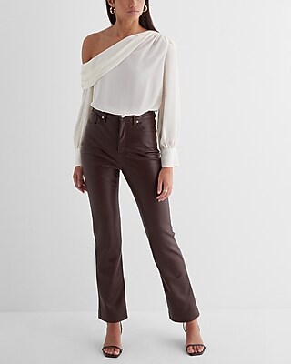 Off The Shoulder Draped Balloon Sleeve Bodysuit