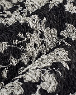 SMOCKED LS BLOUSE AO FLORAL CHAIN 9710213:PRINT-MULTI:S
