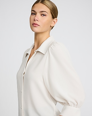 Puff Elbow Sleeve Shirt