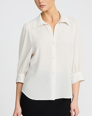 Puff Elbow Sleeve Shirt