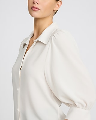 Puff Elbow Sleeve Shirt