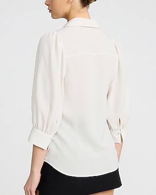 Puff Elbow Sleeve Shirt