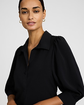 Puff Elbow Sleeve Shirt