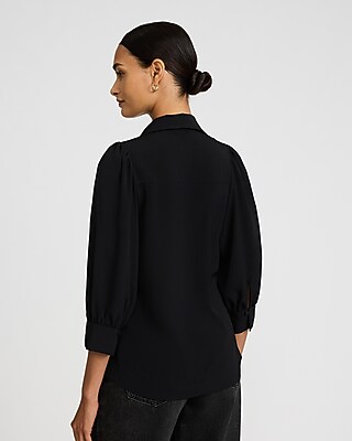 Puff Elbow Sleeve Shirt