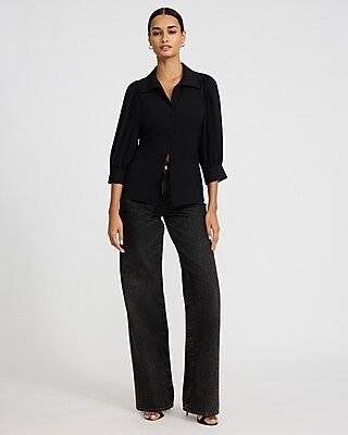 Puff Elbow Sleeve Shirt