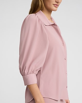 Puff Elbow Sleeve Shirt