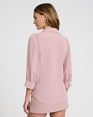Puff Elbow Sleeve Shirt
