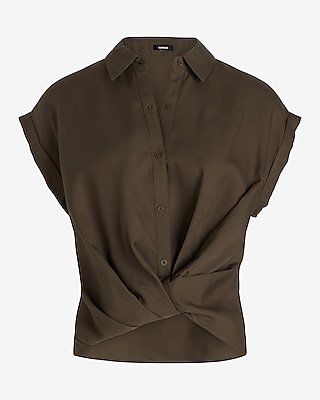 Short Sleeve Twist Portofino Shirt