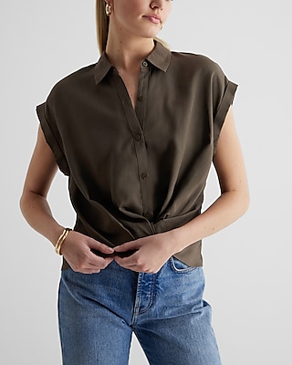 Short Sleeve Twist Portofino Shirt