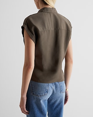 Short Sleeve Twist Portofino Shirt