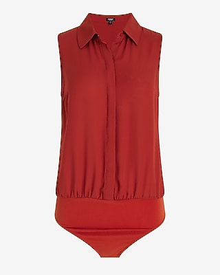 Sleeveless Portofino Bodysuit | Express