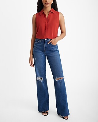 Sleeveless Portofino Bodysuit | Express
