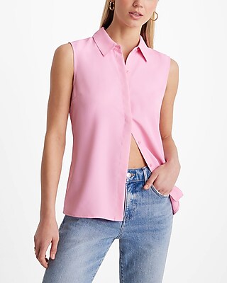 pink sleeveless shirts