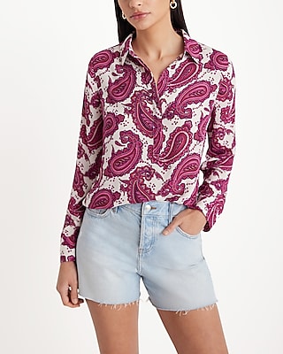PORTO POPOVER AO PINK PAISLEY 9710068:PRINT-PINK:L