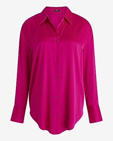 Women's Pink Dress Tops & Blouses - Express