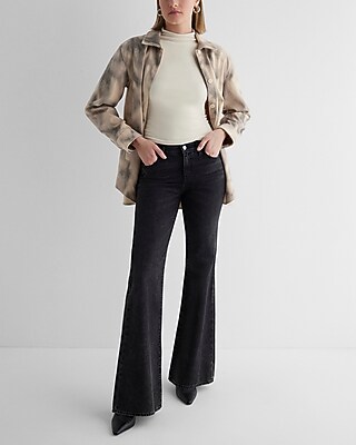 Printed Brushed Twill Shacket - image 2