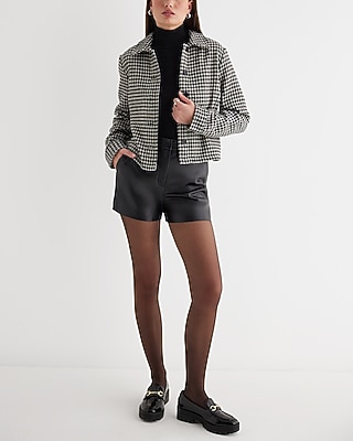 Houndstooth Shacket | Express