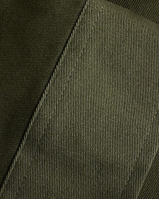 Twill Novelty Button Utility Shacket