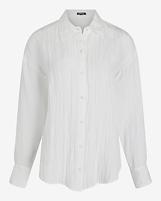 Crinkle Boyfriend Portofino Shirt