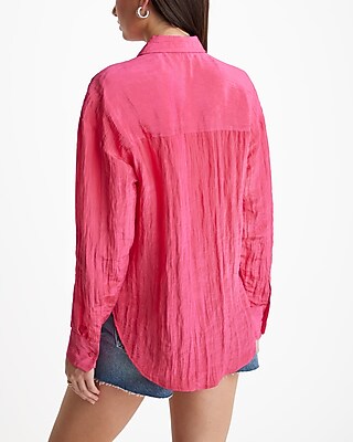 Crinkle Boyfriend Portofino Shirt - image 4