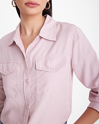 Relaxed Front Pocket Portofino Shirt