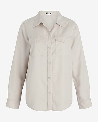 Relaxed Front Pocket Portofino Shirt