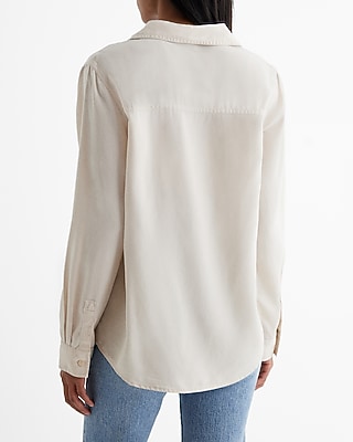 Relaxed Front Pocket Portofino Shirt