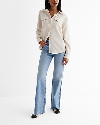 Relaxed Front Pocket Portofino Shirt