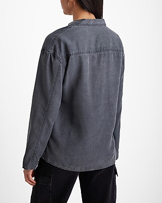 Half Button Up Front Pocket Shirt - image 4