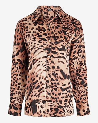 Leopard Boyfriend Portofino Shirt