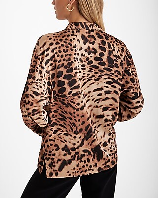 Leopard Boyfriend Portofino Shirt