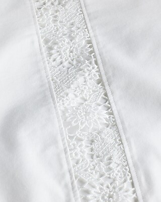 EX CROPPED LACE BF PORTOFINO 9710583:PITCH BLACK:M