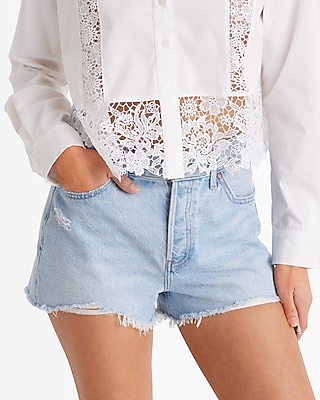 EX CROPPED LACE BF PORTOFINO 9710583:PITCH BLACK:M