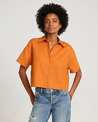 Linen-blend Cutout Blazer Vest | Express