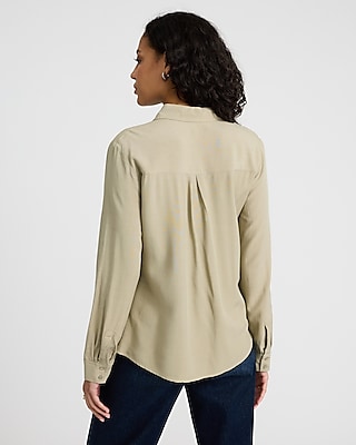 Lightweight Rayon Double Pocket Portofino Shirt
