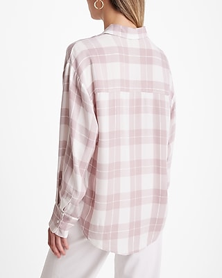 Plaid Boyfriend Portofino Shirt