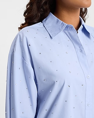 Embellished Boyfriend Portofino Shirt