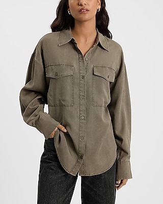 Double Pocket Boyfriend Portofino Shirt