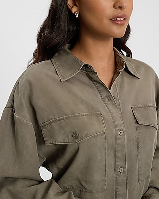 Double Pocket Boyfriend Portofino Shirt