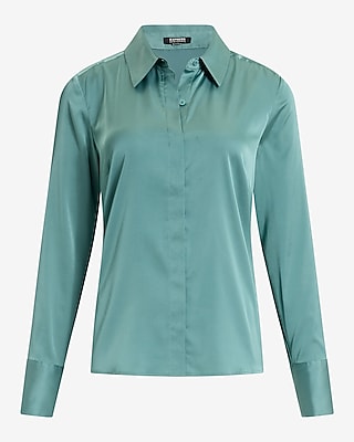 Satin Slim Portofino Shirt