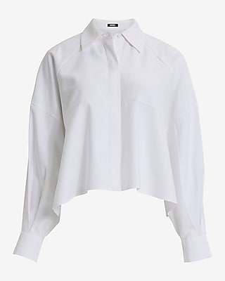 Oversized Cropped Shirt