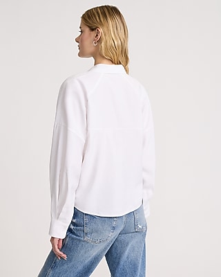 Oversized Cropped Shirt