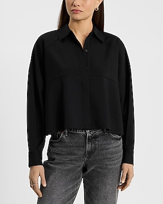 Oversized Cropped Shirt