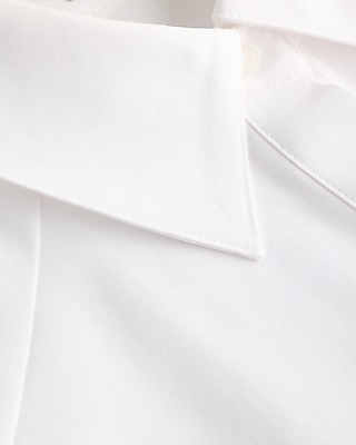 Cropped Oversized Button Up Shirt