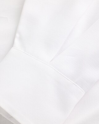 Cropped Oversized Button Up Shirt